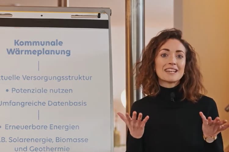 Standbild aus dem Erklärvideo "Kommunale Wärmeplanung"
