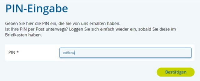 Screenshot aus dem Vorgang "Vertrag hinzufügen" im Kundenportal der EWE NETZ